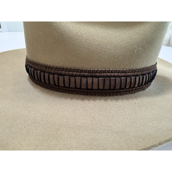 Country Gentleman Dynafelt 100% Fur blend Water Repellent Hat Men's Size M Brown - Picture 8 of 15